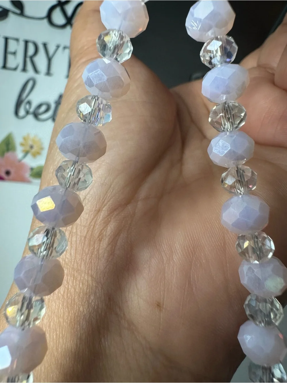 Handmade bling crystal